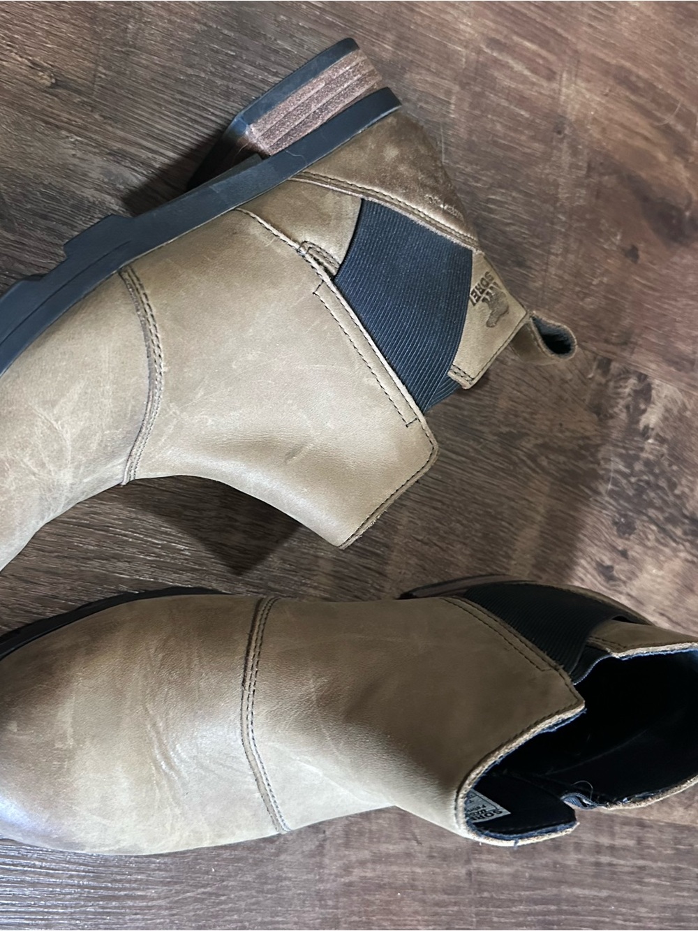 Sorel Chelsea Ankle Boots in Taupe